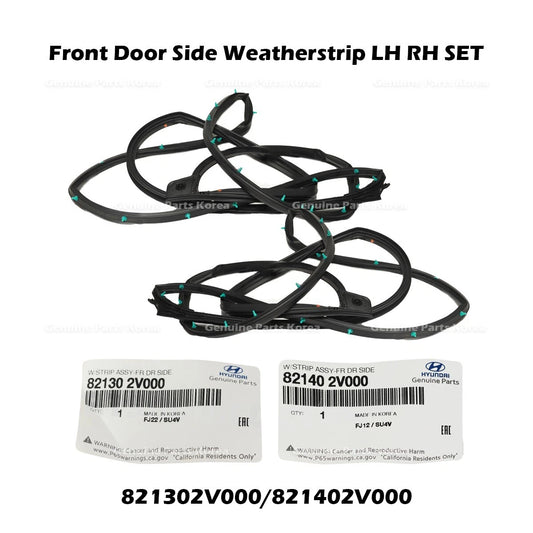 ⭐Genuine⭐ Front Door Side Weatherstrip LH RH SET for Hyundai Veloster