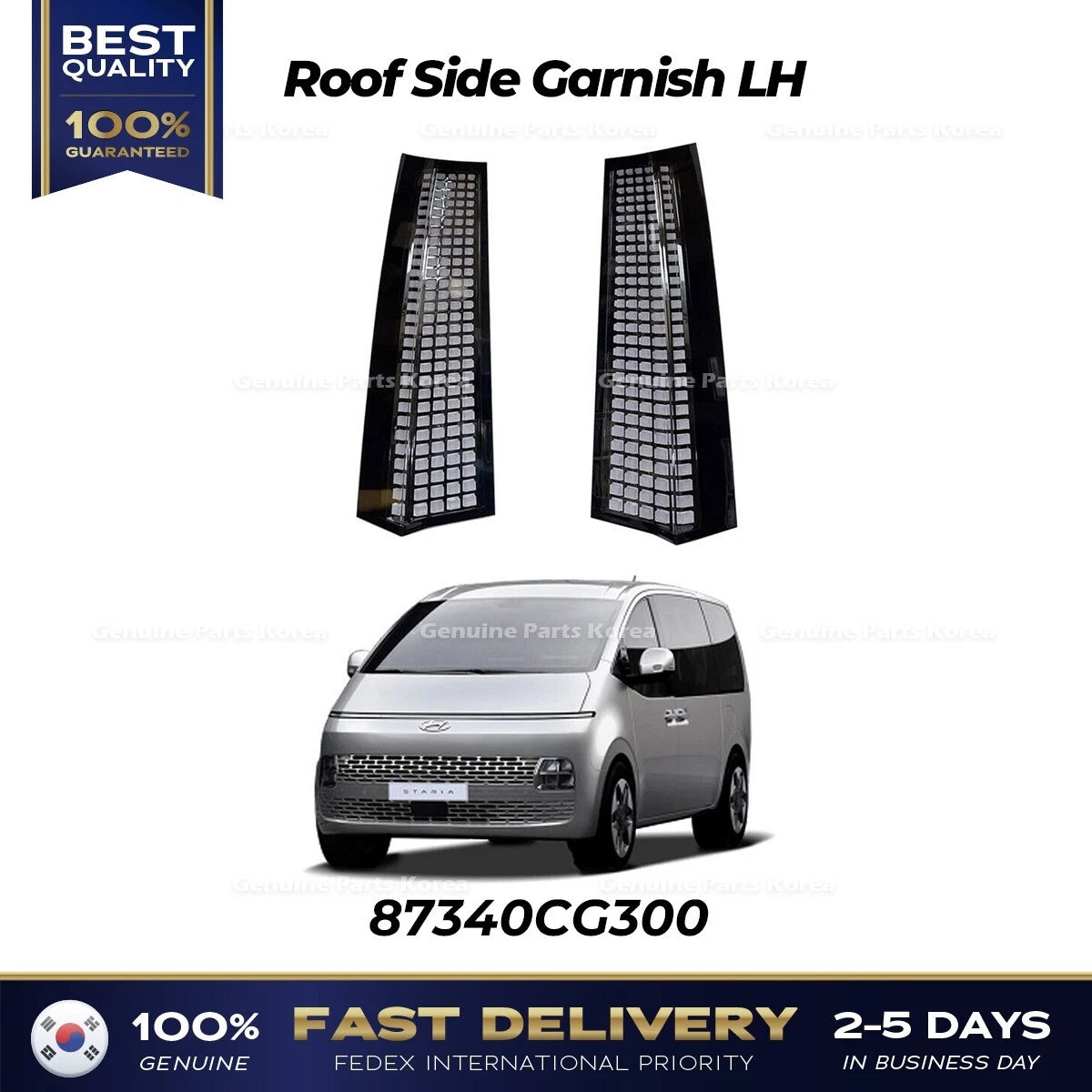 ⭐Genuine⭐ Roof Side Garnish LH 87340CG300 for Hyundai Staria