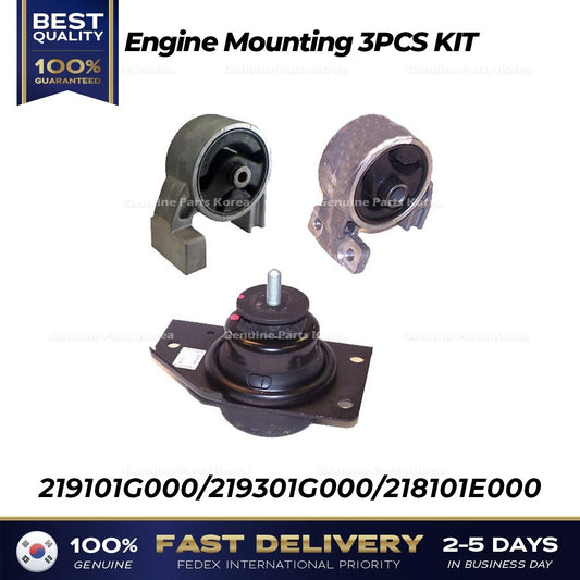 ⭐Genuine⭐ Engine Mounting 3PCS KIT for Hyundai Accent Kia Rio