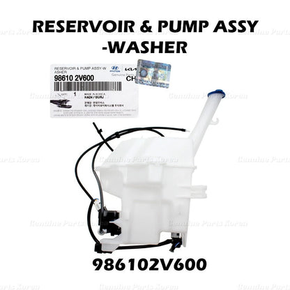 Genuine Washer Fluid Reservoir Pump 986102V600 for Hyundai Veloster