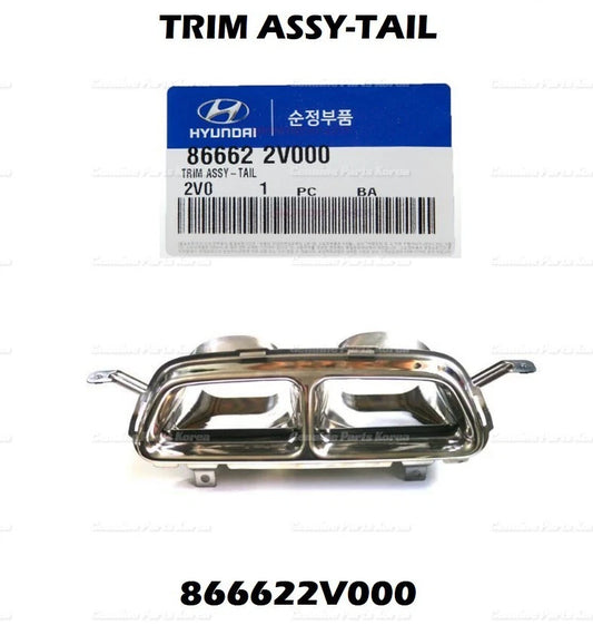 ⭐Genuine⭐ Rear Bumper Exhaust Duct 866622V000 for Hyundai Veloster 2012-2017
