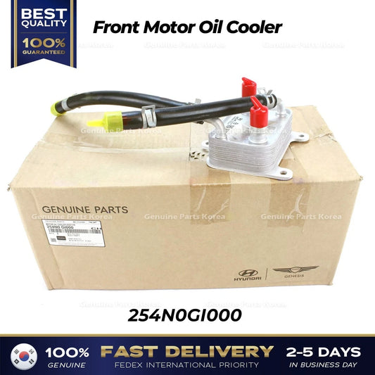 ⭐Genuine⭐ Front Motor Oil Cooler 254N0GI000 for Hyundai Genesis GV60 Kia EV6