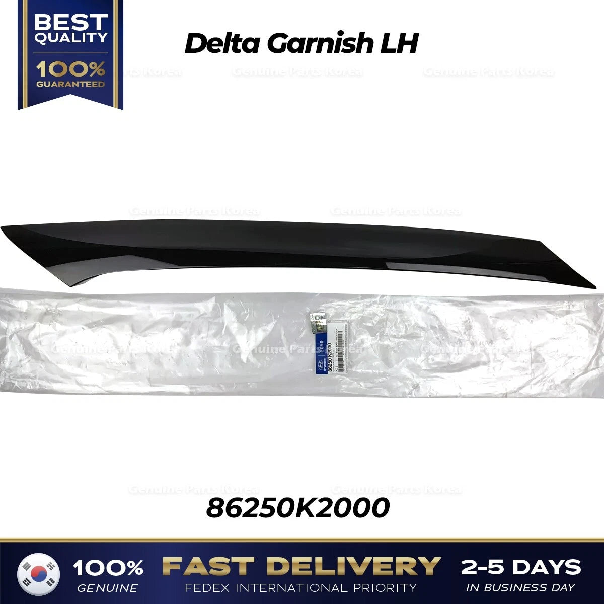 ⭐Genuine⭐ Delta Garnish LH 86250K2000 for Hyundai Venue