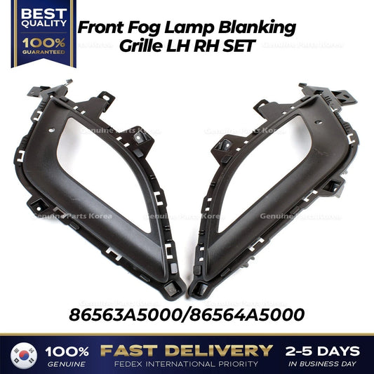 ⭐Genuine⭐ Front Fog Lamp Blanking Grille LH RH SET for Hyundai Elantra