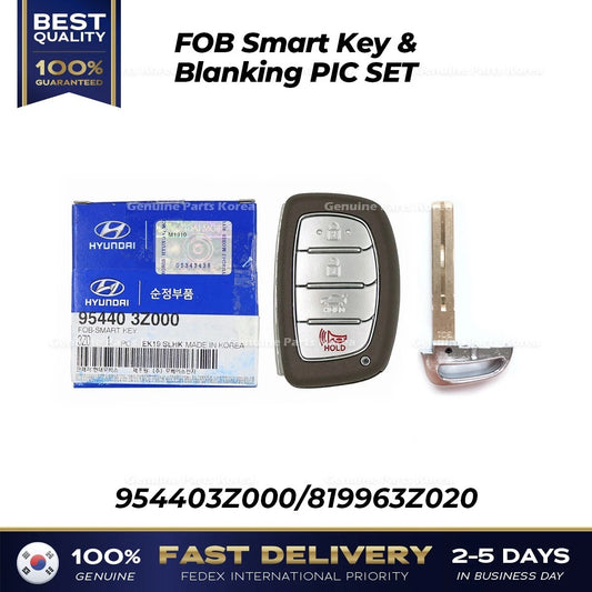 ⭐Genuine⭐ FOB Smart Key & Blanking PIC SET 954403Z000 for Hyundai i40