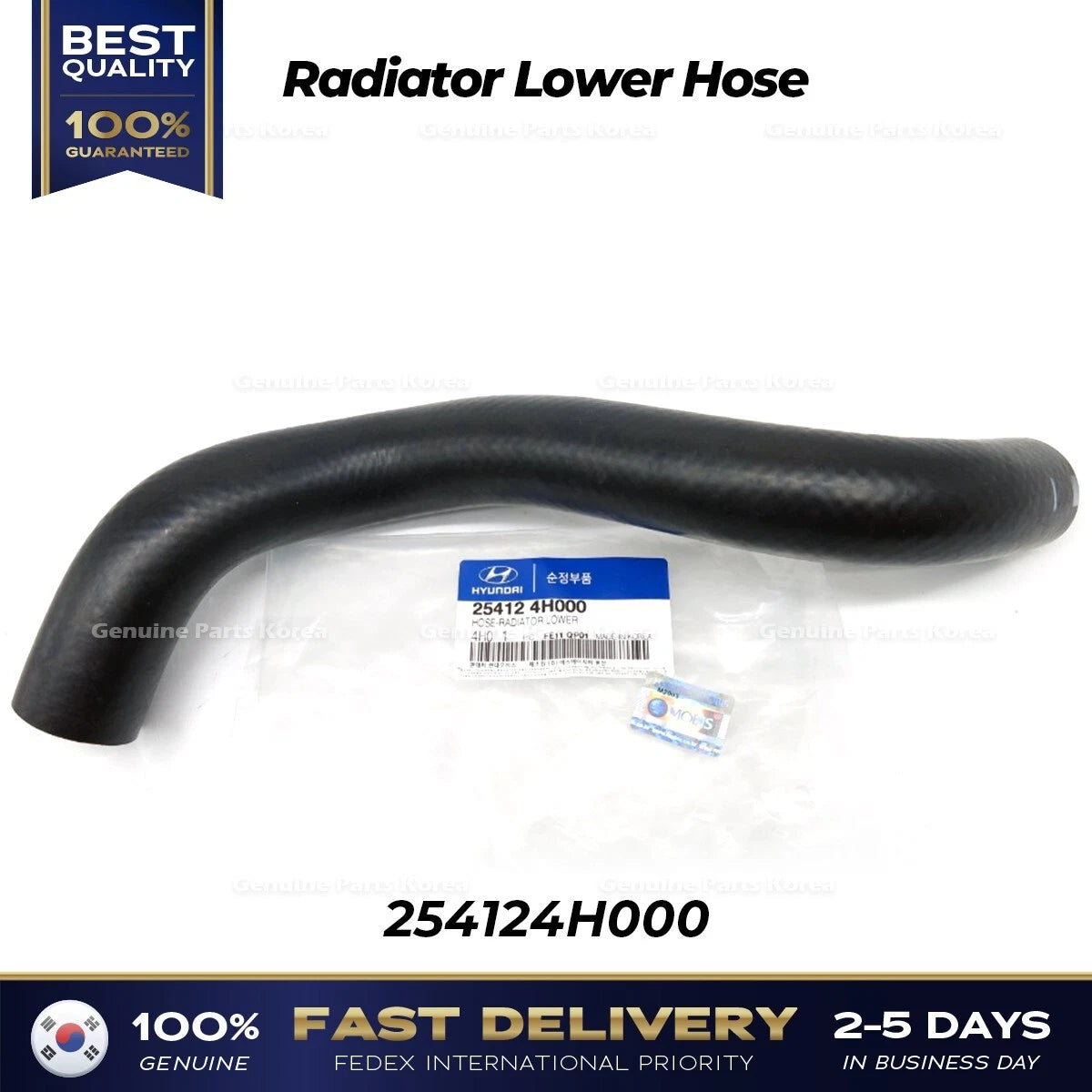 ⭐Genuine⭐ Radiator Lower Hose 254124H000 for Hyundai H1 Grand Starex