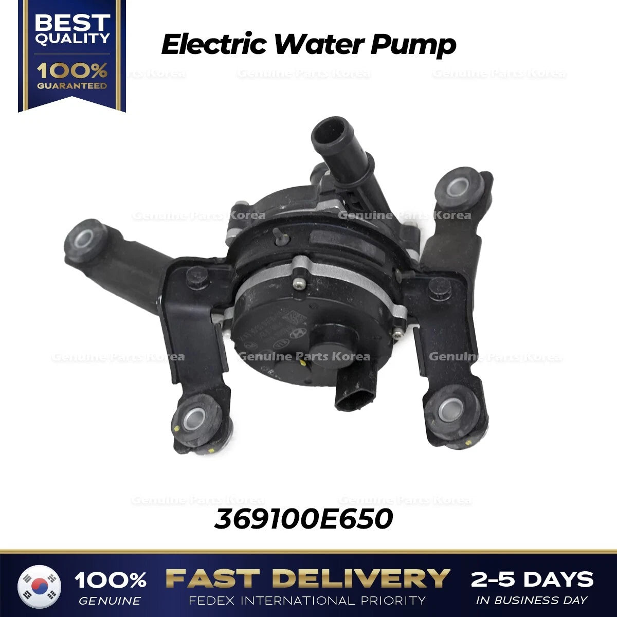 ⭐Genuine⭐ Electric Water Pump 369100E650 for Hyundai Kona Kia Niro