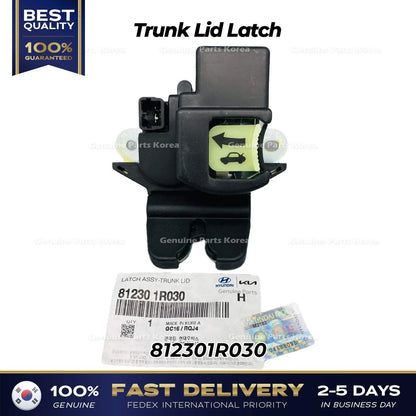 Genuine Trunk Lid Latch 812301R030 for Hyundai Accent