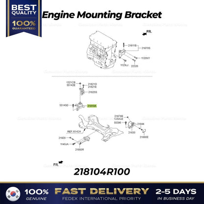 Genuine Engine Mounting Bracket 218104R100 for Hyundai Sonata Kia Optima