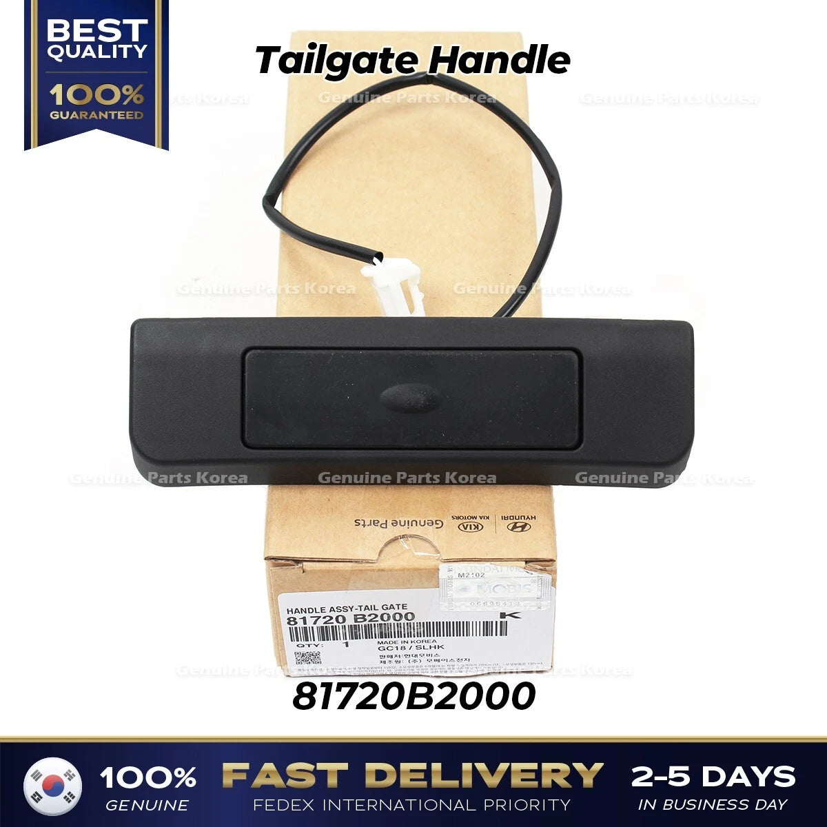 ⭐Genuine⭐ Tailgate Handle 81720B2000 for Kia Soul