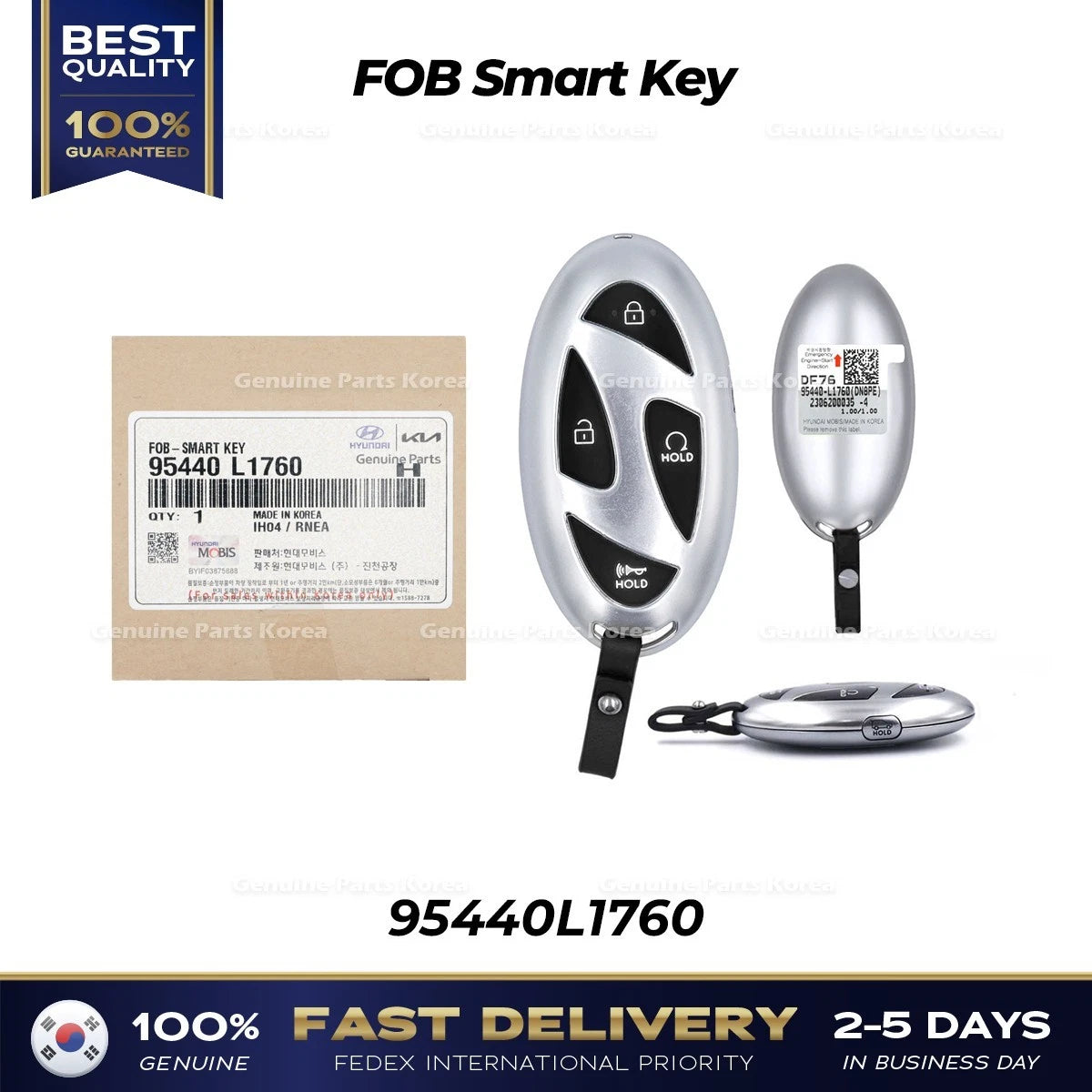 ⭐Genuine⭐ FOB Smart Key 95440L1760 for Hyundai Sonata