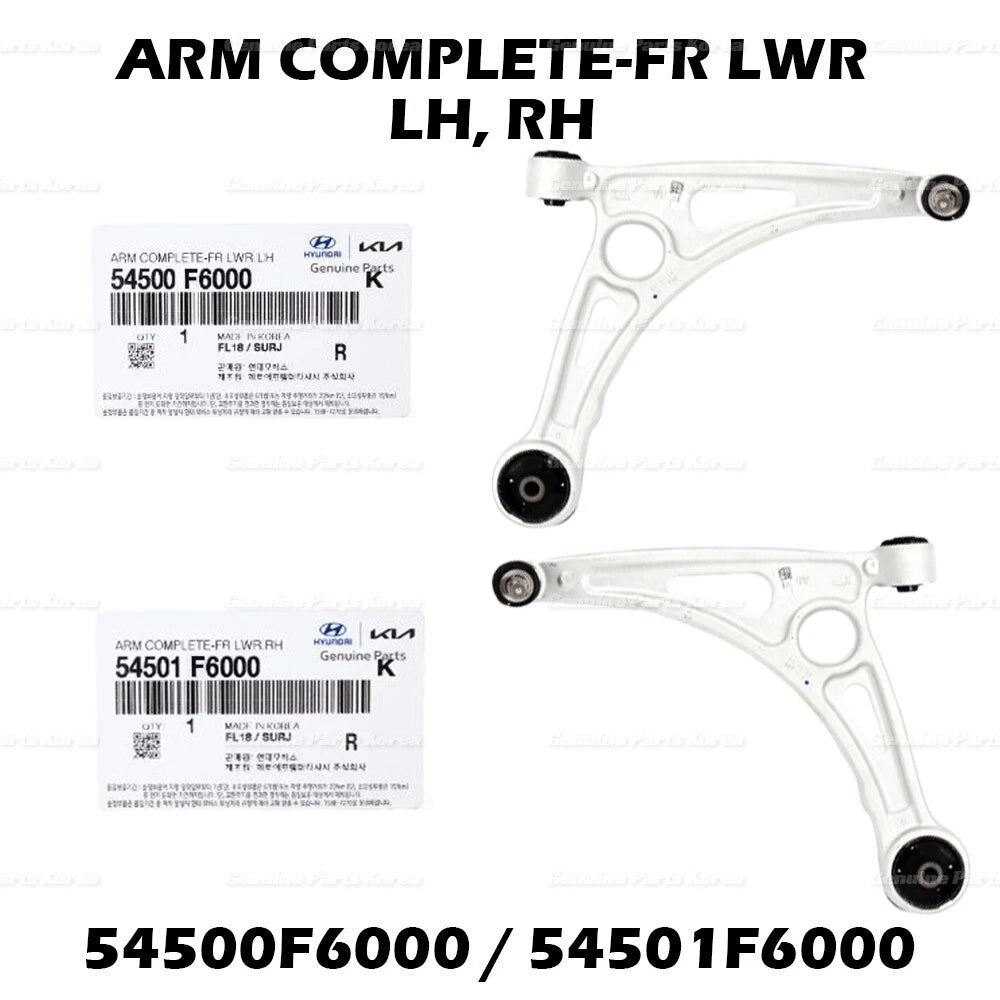 ⭐Genuine⭐ Control Arm FRONT LOWER LH RH 2P 1Set for Kia Cadenza 2017 - 2020