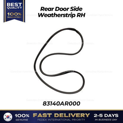 Genuine Rear Door Side Weatherstrip RH 83140AR000 for Hyundai Genesis GV70