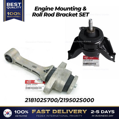 Genuine Engine Mounting & Roll Rod Bracket SET for Hyundai Tucson Kia Sportage