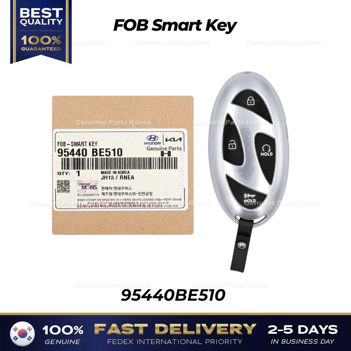 ⭐Genuine⭐ FOB Smart Key 95440BE510 for Hyundai Kona SX2