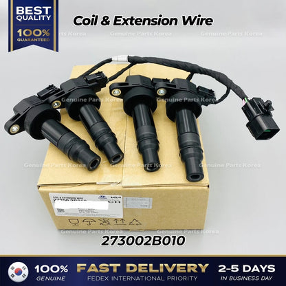 Genuine Coil & Extension Wire 273002B010 for Hyundai Accnet Kia Rio