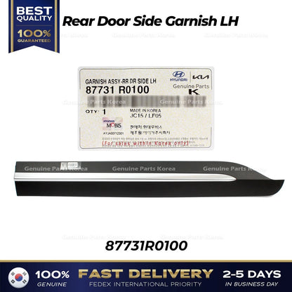 Genuine Rear Door Side Garnish LH 87731R0100 for Kia Carnival