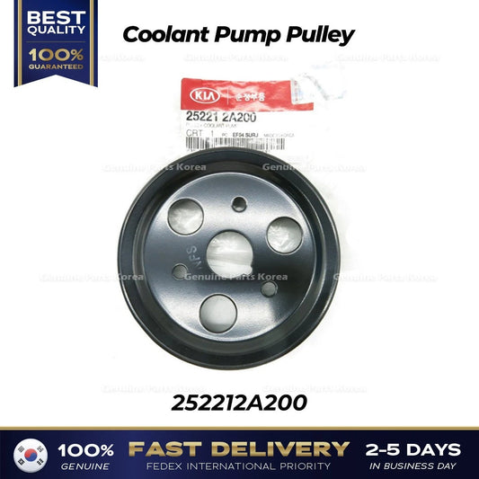 ⭐Genuine⭐ Coolant Pump Pulley 252212A200 for Hyundai Accent i40 Kia Soul