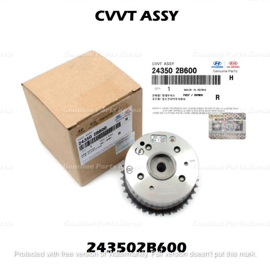 ⭐Genuine⭐ CVVT Camshaft Gear 243502B600 for Hyundai Accent Veloster Kia Rio Soul