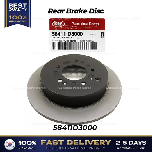 ⭐Genuine⭐ Rear Brake Disc 58411D3000 for Hyundai Tucson Kia Sportage