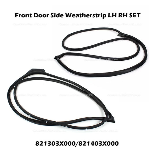 ⭐Genuine⭐ Front Door Side Weatherstrip LH RH SET for Hyundai Elantra