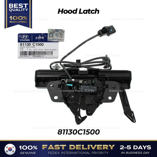 Genuine Hood Latch 81130C1500 for Hyundai Sonata