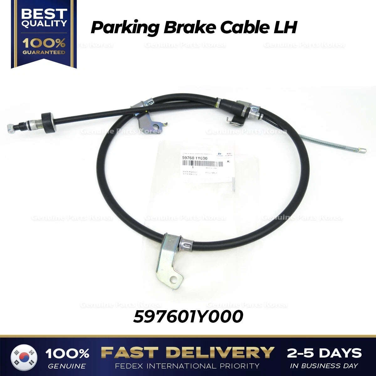 ⭐Genuine⭐ Parking Brake Cable LH 597601Y000 for Kia Picanto