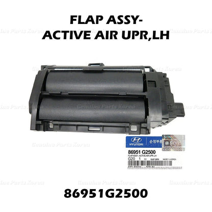 Genuine Upper Left Active Air Flap Shutter 86951G2500 for Hyundai Ioniq 20-22