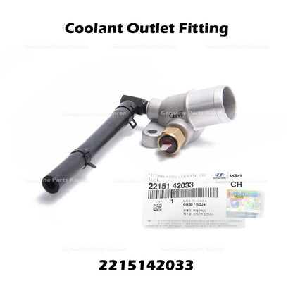 Genuine Coolant Outlet Fitting 2215142033 for Hyundai Galloper