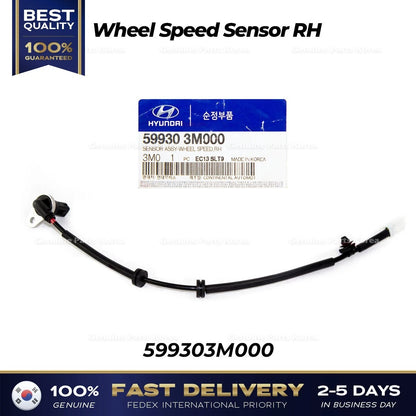 Genuine Wheel Speed Sensor RH 599303M000 for Hyundai Equus Genesis