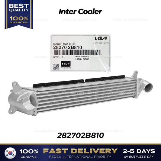 Genuine Inter Cooler 282702B810 for Hyundai Veloster Kia Forte