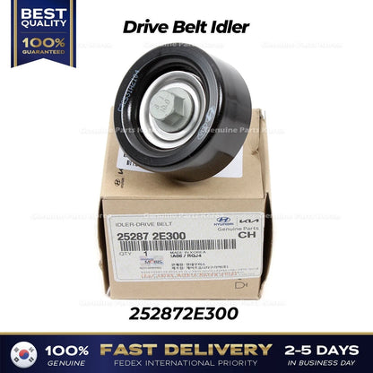 Genuine Drive Belt Idler 252872E300 for Hyundai Elantra Veloster Kia Forte