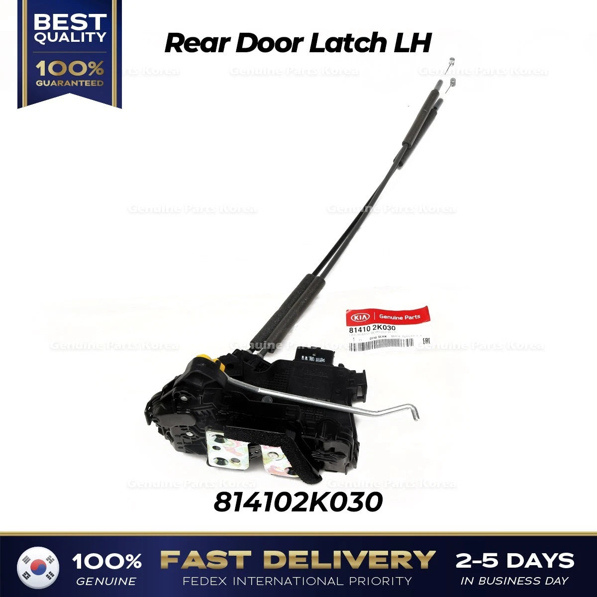 ⭐Genuine⭐ Rear Door Latch LH 814102K030 for Kia Soul