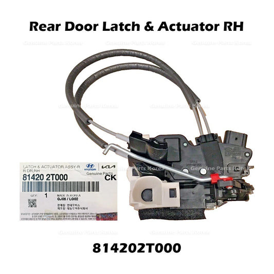 ⭐Genuine⭐ Rear Door Latch & Actuator RH 814202T000 for Kia Optima