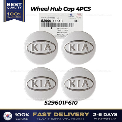 Genuine Wheel Hub Cap 4PCS 529601F610 for Kia Amanti Borrego Forte