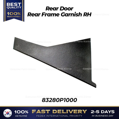 Genuine Rear Door Rear Frame Garnish RH 83280P1000 for Kia Sportage