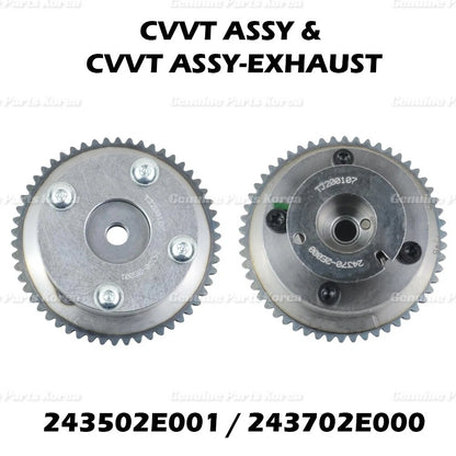 OEM Intake Exhaust CVVT GEAR 2P 1Set for Hyundai Elantra Kia Forte Soul 11-16