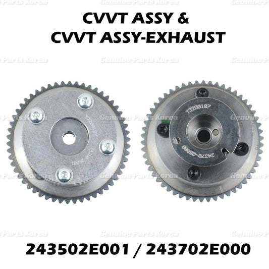⭐OEM⭐ Intake Exhaust CVVT GEAR 2P 1Set for Hyundai Elantra Kia Forte Soul 11-16