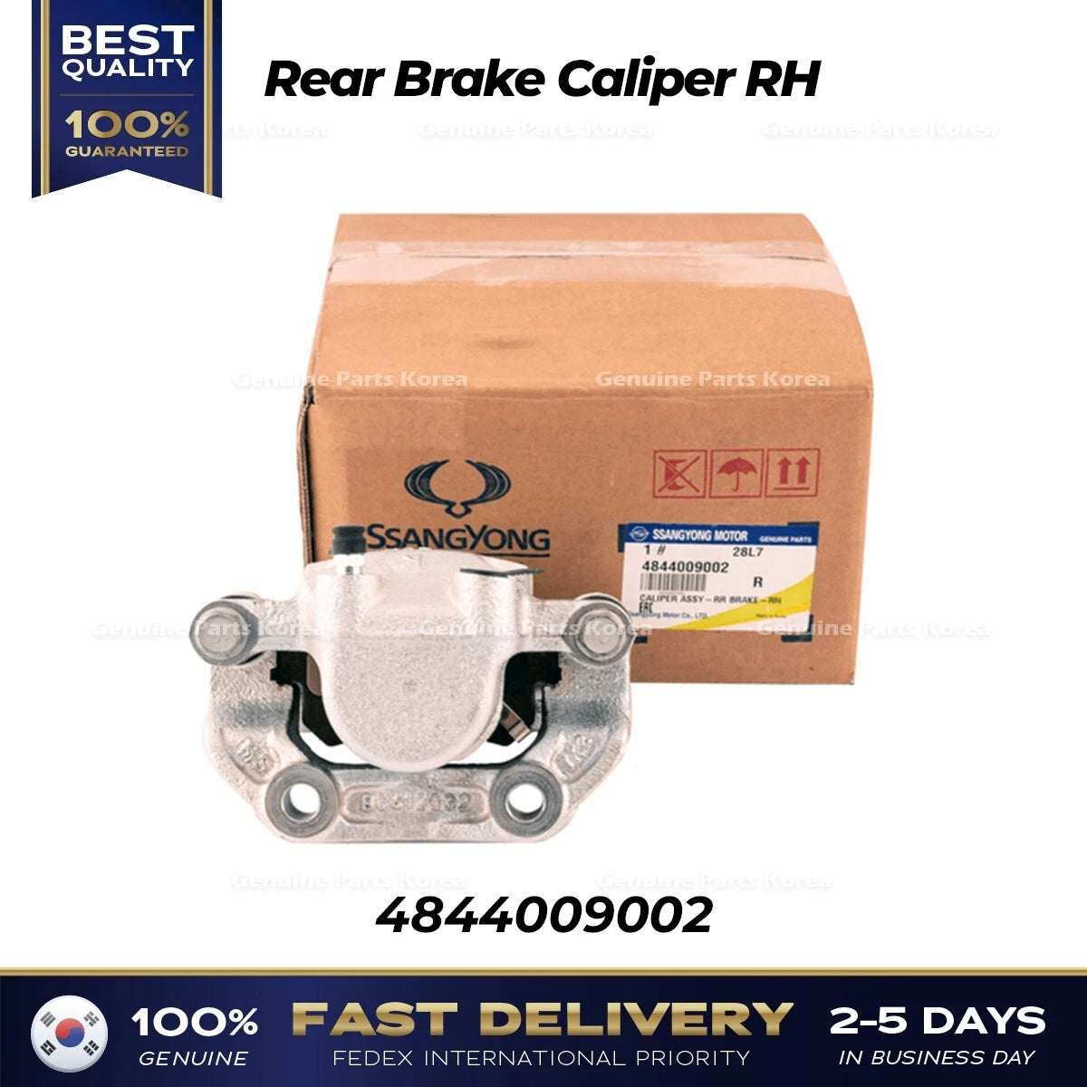 ⭐Genuine⭐ Rear Brake Caliper RH 4844009002 for Ssangyong Kyron Rexton
