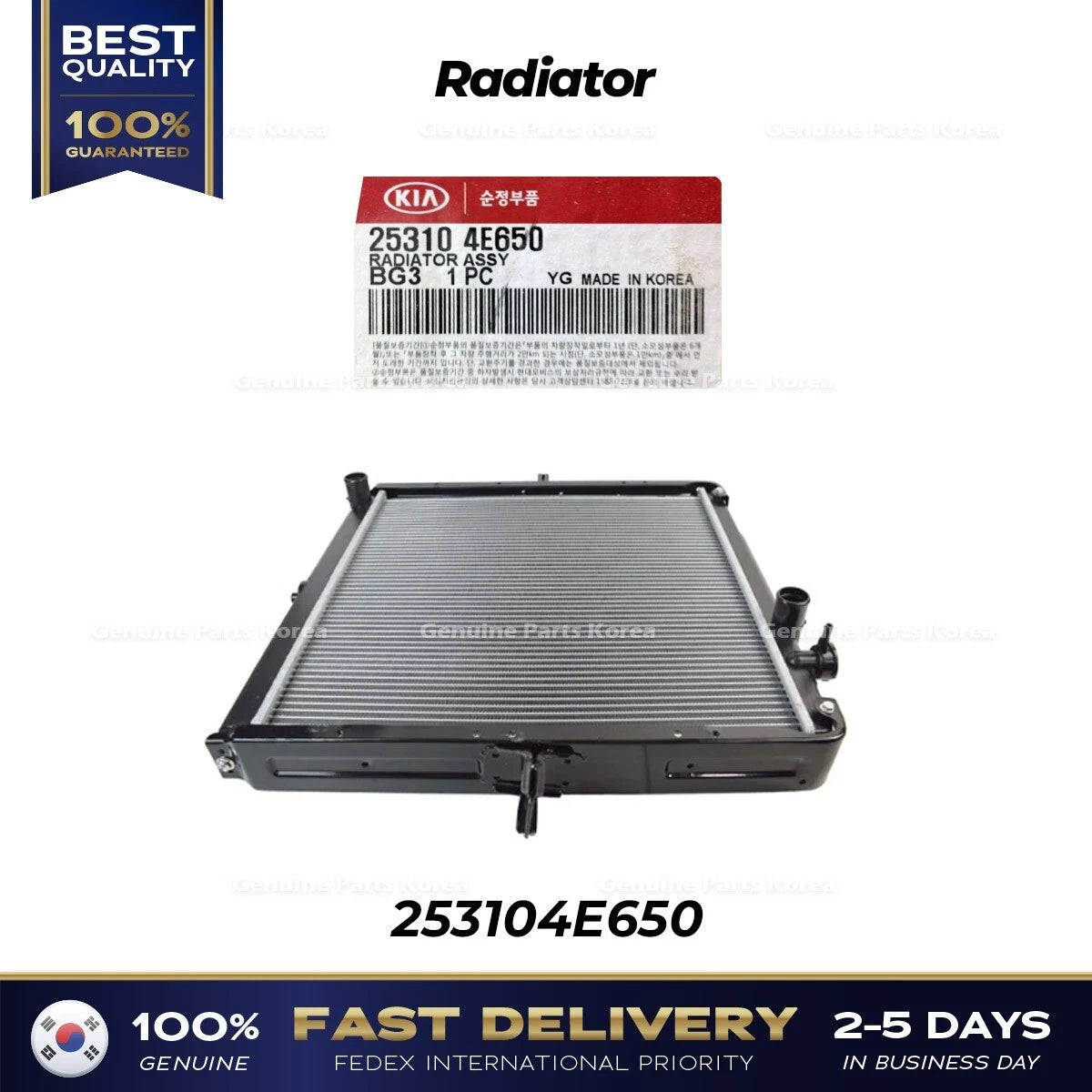 ⭐Genuine⭐ Radiator 253104E650 for Kia Bongo lll