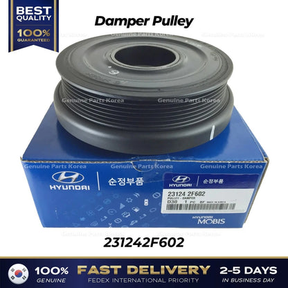 Genuine Damper Pulley 231242F602 for Hyundai Maxcruz Tuscon Kia Sportage