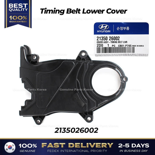 ⭐Genuine⭐ Timing Belt Lower Cover 2135026002 for Hyundai Accent Kia Rio