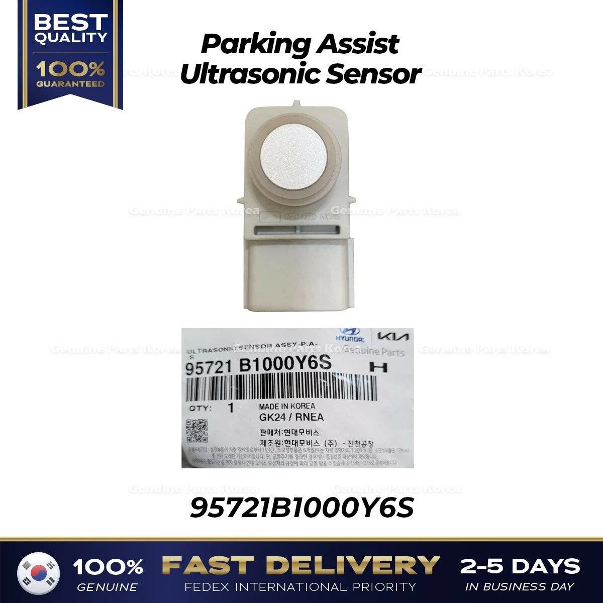 ⭐Genuine⭐ Parking Assist Ultrasonic Sensor 95721B1000Y6S for Hyundai Genesis