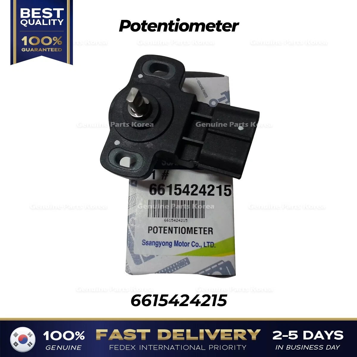 ⭐Genuine⭐ Potentiometer 6615424215 for Ssangyong Korando Rexton