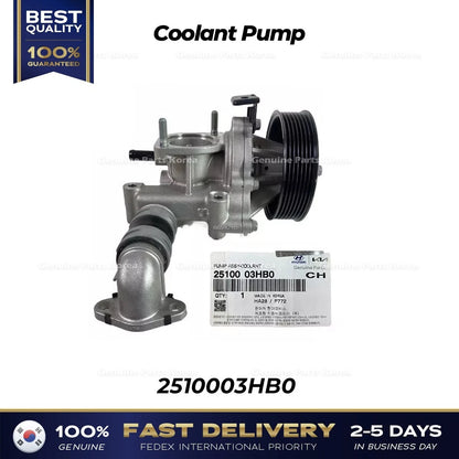 Genuine Coolant Pump 2510003HB0 for Hyundai Elantra Ioniq Kia Niro