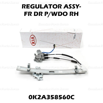 Genuine Window Regulator Assy Front RH 0K2A358560C for Kia Spectra Sephia