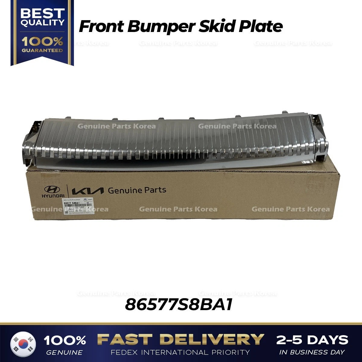⭐Genuine⭐ Front Bumper Skid Plate 86577S8BA1 for Hyundai Palisade