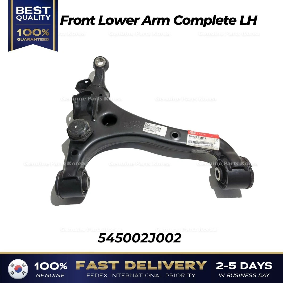 ⭐Genuine⭐ Front Lower Arm Complete LH 545002J002 for Kia Borrego
