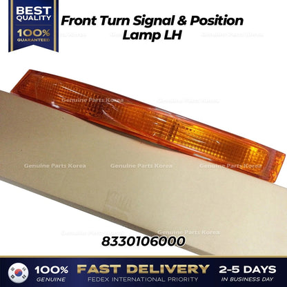 Genuine Front Turn Signal & Position Lamp LH 8330106000 for Ssangyong Korando