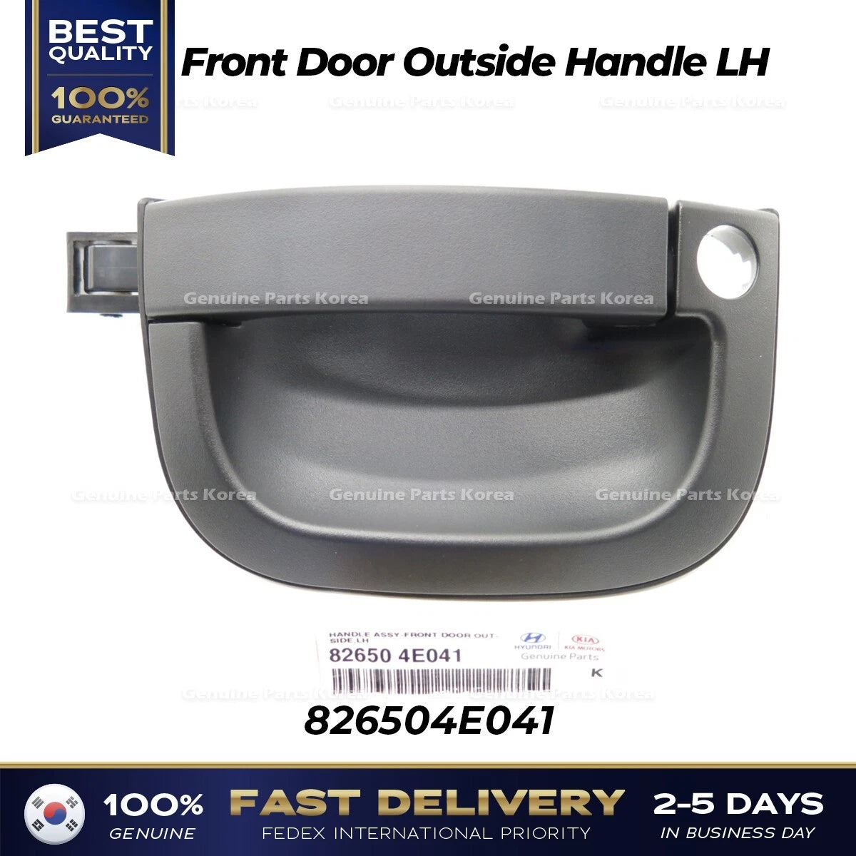 ⭐Genuine⭐ Front Door Outside Handle LH 826504E041 for Kia Bongo III Electric